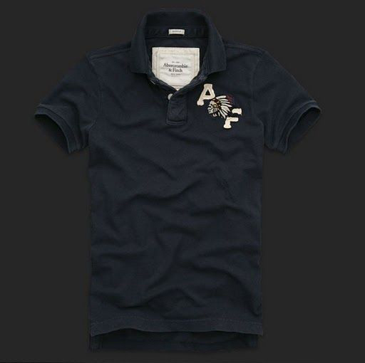 Abercrombie Fitch Hombres Polo Corto Remera AF7144